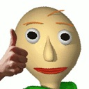 BaldithumbsUp custom emote from /r/christians