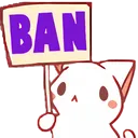 Kitty Ban KittyBan Discord Emoji