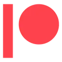 Digital Patreon Logo Fiery Coral Discord Emoji