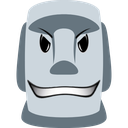 moai_smile Discord emoji
