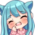 Neko Giggle Discord Emoji