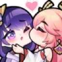 Raiden_Yae_kiss