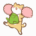 XCatXCheering Discord emoji