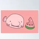 clemeatingwatermelon