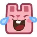 freezerbunny_laugh Discord Emoji