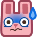 freezerbunny_scared Discord Emoji