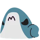 Blobhaj Glare Discord Emoji