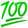 :100green: