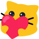 0014_BlobCatHeart Discord Emoji