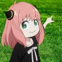 AnyaTouchGrass Discord Emoji