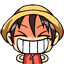 luffy animated emote - Mundo dos Animes - Br