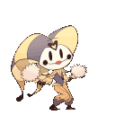 fizzarollidance animated GIF emoji from Mundo dos Animes - Br