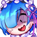 Rem Fear Discord Emoji