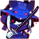BlueSamurai_Sneaky Discord Emoji