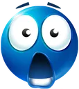 Blue Shocked BlueShocked Discord Emoji