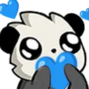 PandaLoveBlue