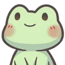 MintFrogStaring Discord Emoji