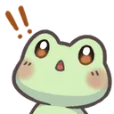 MintFrogShocked Discord Emoji