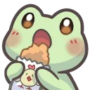 MintFrogEating Discord Emoji