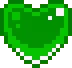 greenspinningpixelheart
