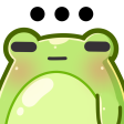 2b_froggyspeechless Discord emoji