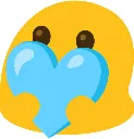 blobskyblueheart Discord Emoji