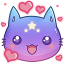 YP_Cosmic_Cat_Love_DNS Discord Emoji