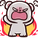 bn_TeddyAngry Discord Emoji