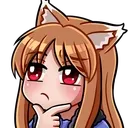 d_Holo_Think Discord Emoji