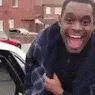 laughing