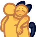 2personhug1tired Discord Emoji