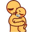 2personhug1baby1carer Discord Emoji