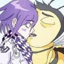 kokichiandbensonkissing