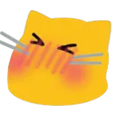 blob_cat_blush Discord Emoji