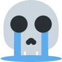 Skull Cry skullcry Discord Emoji