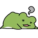Frog_sleepy