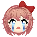 SayoriCryingBig_320 Discord Emoji