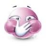 pinkholdlaugh Discord Emoji