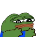 Pepe Sad Hug Discord Emoji