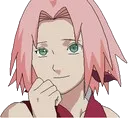 Sakura Naruto Pixel Art By M Discord Emoji