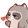 RaccoonBlowKiss