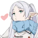 Frieren_blowkiss