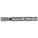 A VapCap dry herb vaporizer resting horizontally against a plain background.
