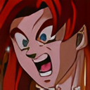 Anime character with red hair looking shocked with their mouth wide open in disbelief.