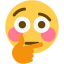 flushedthink Discord Emoji