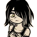 julia_think Discord Emoji