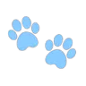 Blue Paws Discord Emoji
