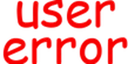 usererror