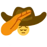 PensivecowboysalutingwithaBIGhat