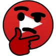 ThinkingYoutube Discord Emoji